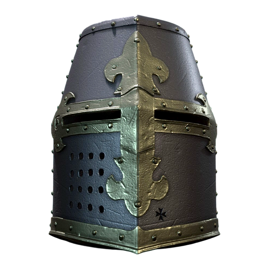 Crusader Knight Helmet (3D printable)