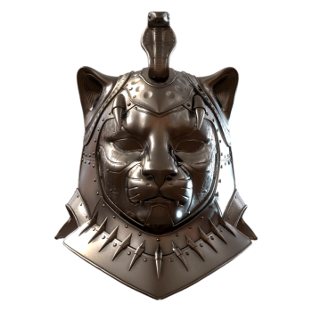 Ancient Egyptian Sehmet Helmet (supports 3D printing)