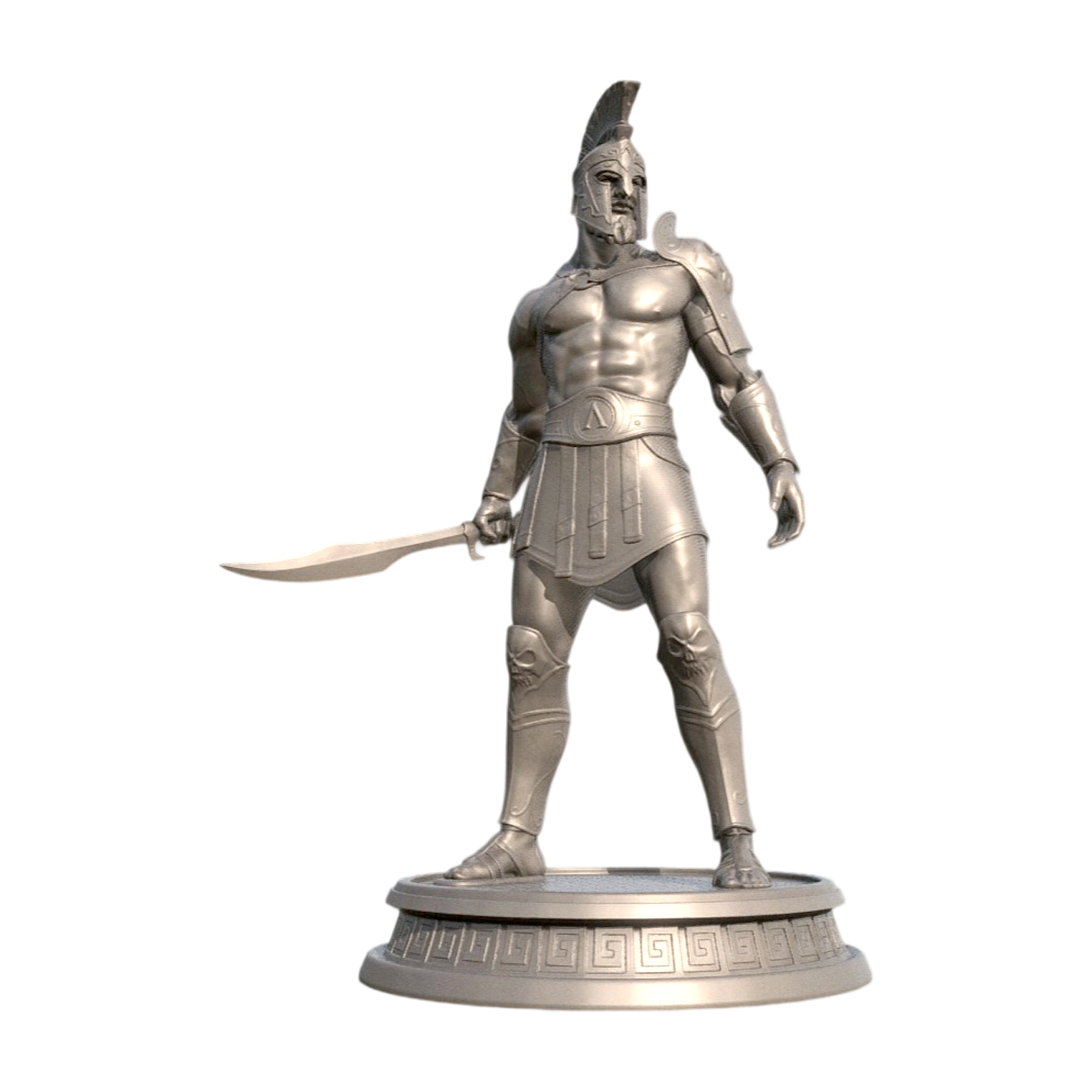 Spartan Warrior (supports 3D printing)