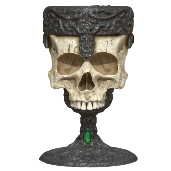 "Soul of Darkness 3" Overlord Warnier Skull Wine Glass (Simulation Reduction)