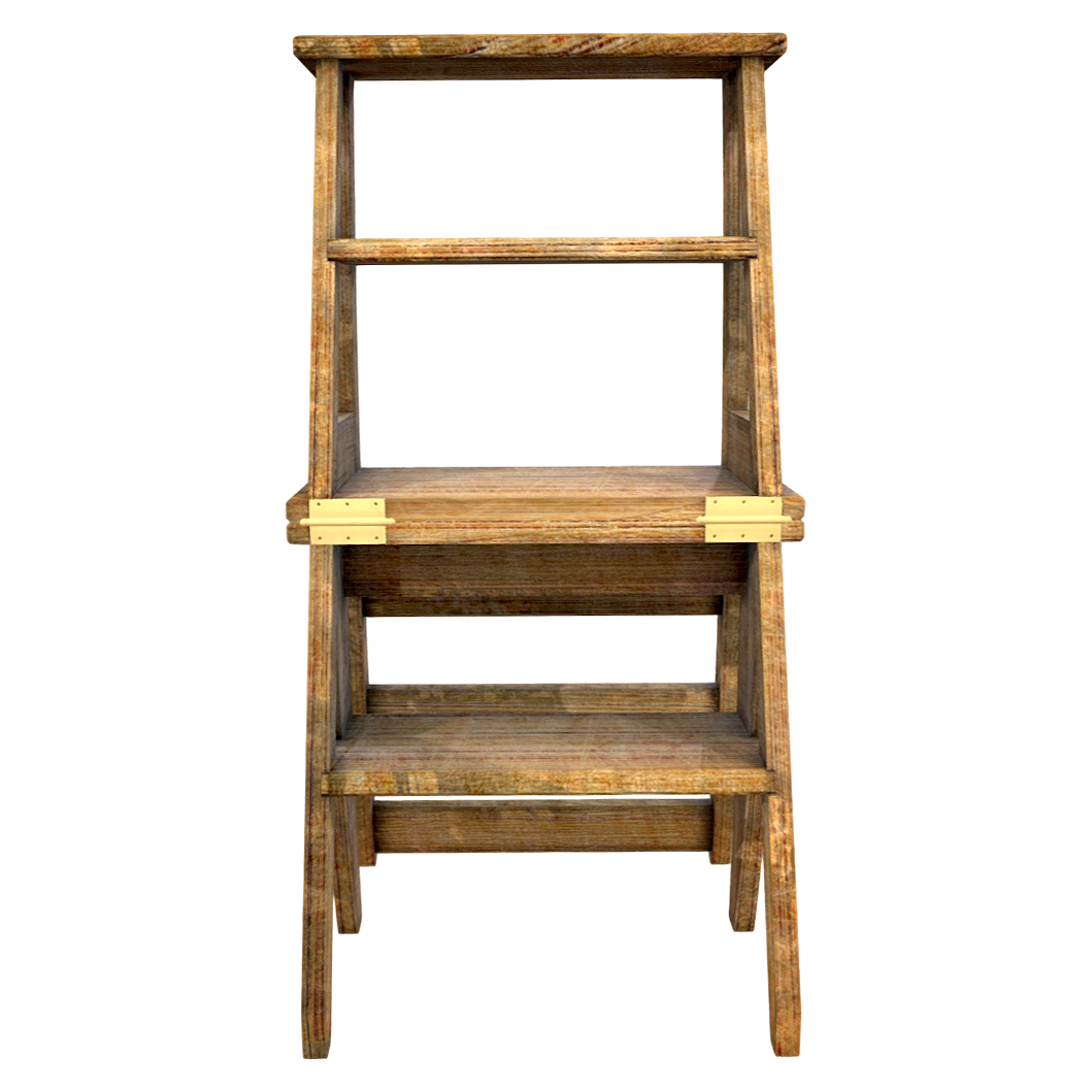 Simple White Birch Ladder