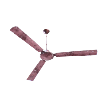 Metal ceiling fan (3D animated model)