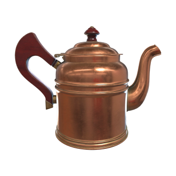 Brass Kettle (3D Action Model)