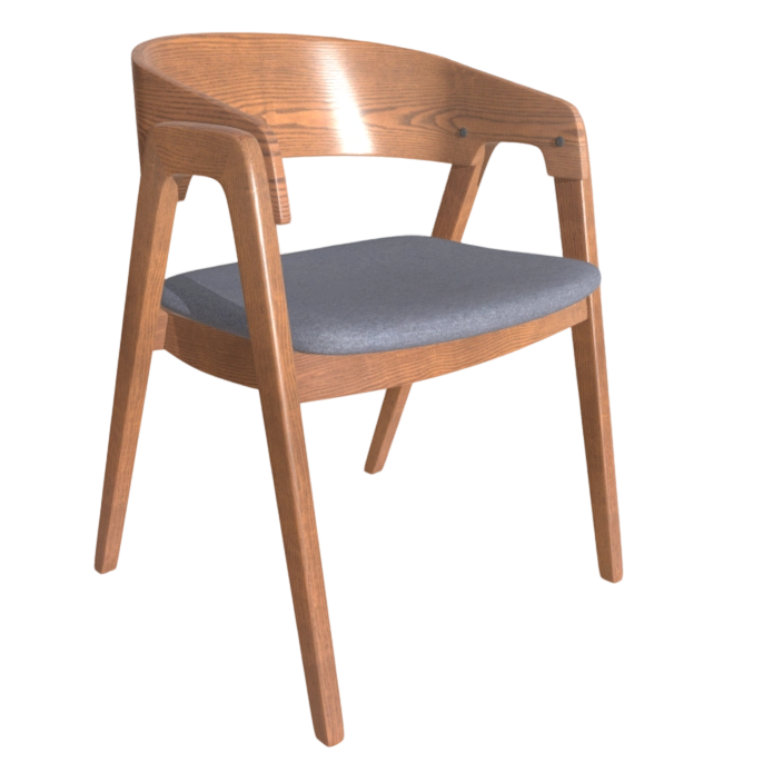 Aldern dining chair with armrest