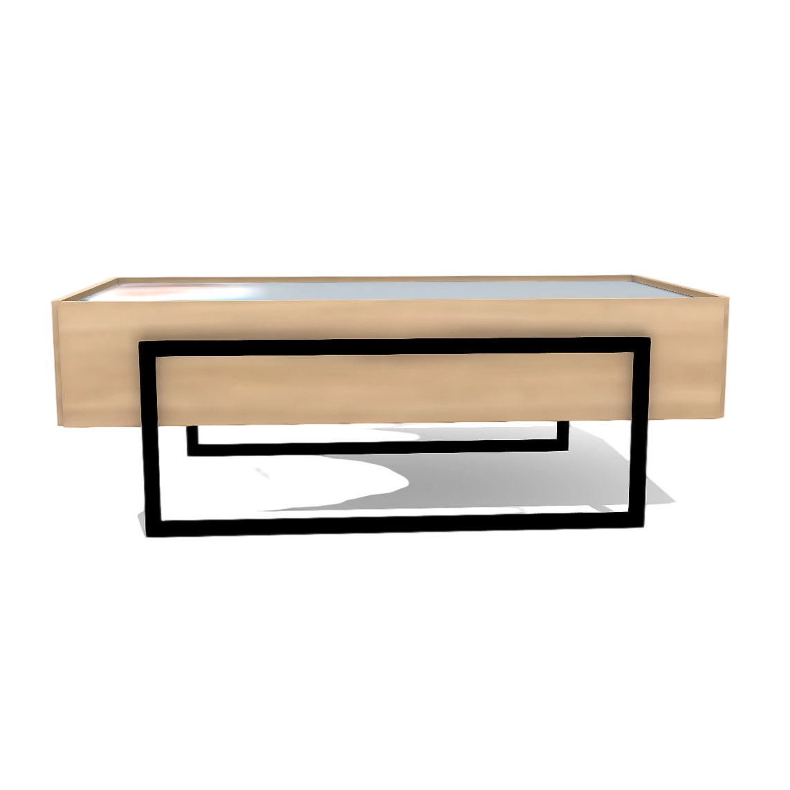 coffee table of loft style space