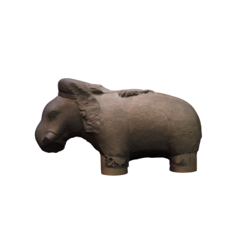 Elephant and Lion Statue