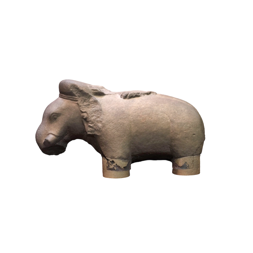 Elephant and Lion Statue