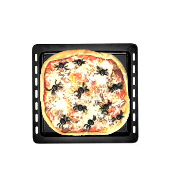 Halloween Spider Pizza