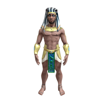 Egyptian Theme Low Polygon Characters