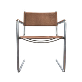 Metallic Leather Chair