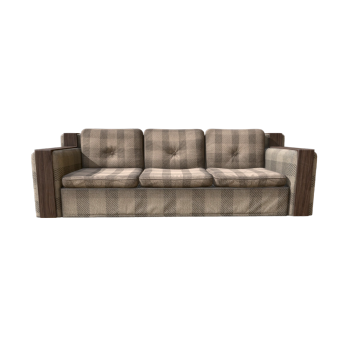 Vintage check sofa