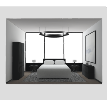 Small modern bedroom
