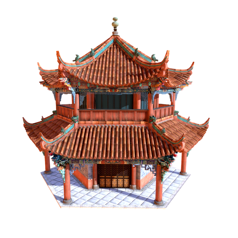 Chinese Temple Pagoda