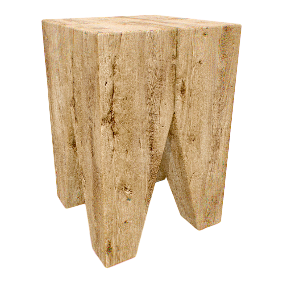 Solid Wood Bangle Tree Sump Side Table