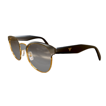 Prada PRADA Clubmaster black brown sunglasses