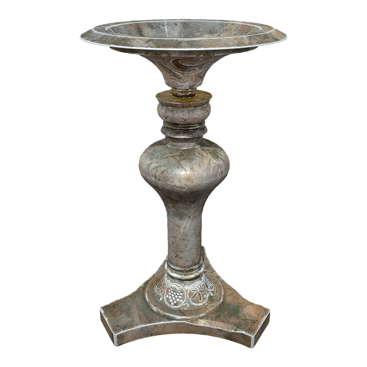 Garden stone seed pot