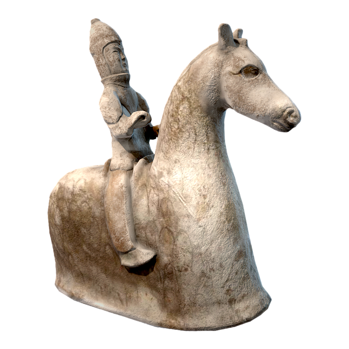 Armored warrior figurines from the Sixteen Kingdoms period (collected by Xi'an Museum)