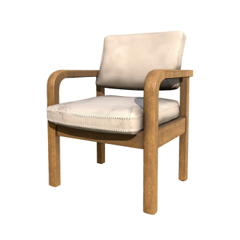 Wooden armchair