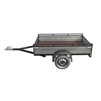 Small single axle multi-function trailer