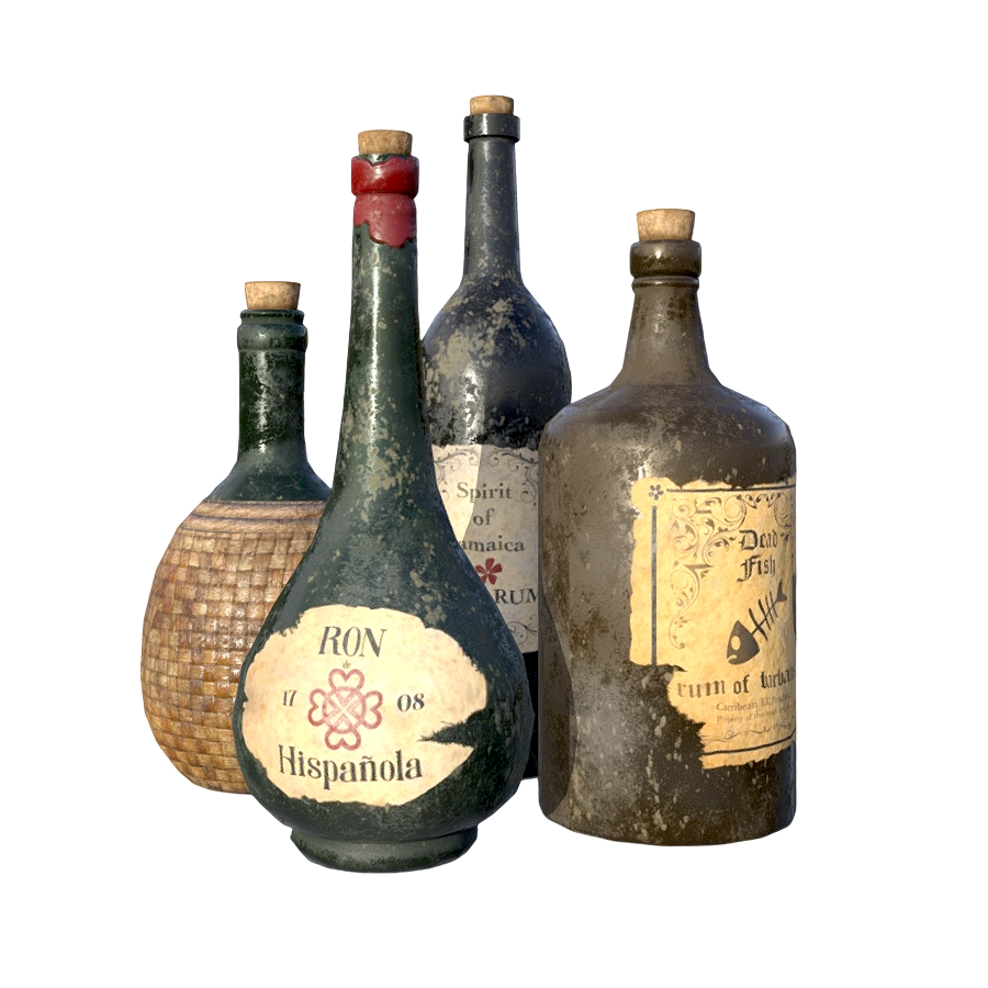Rum Bottle