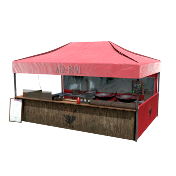 Snack stalls