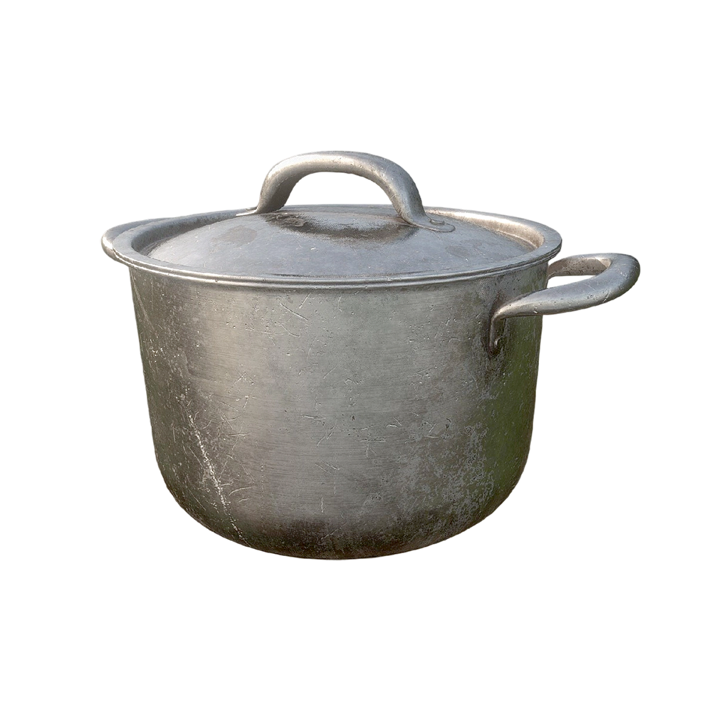 aluminum soup pot