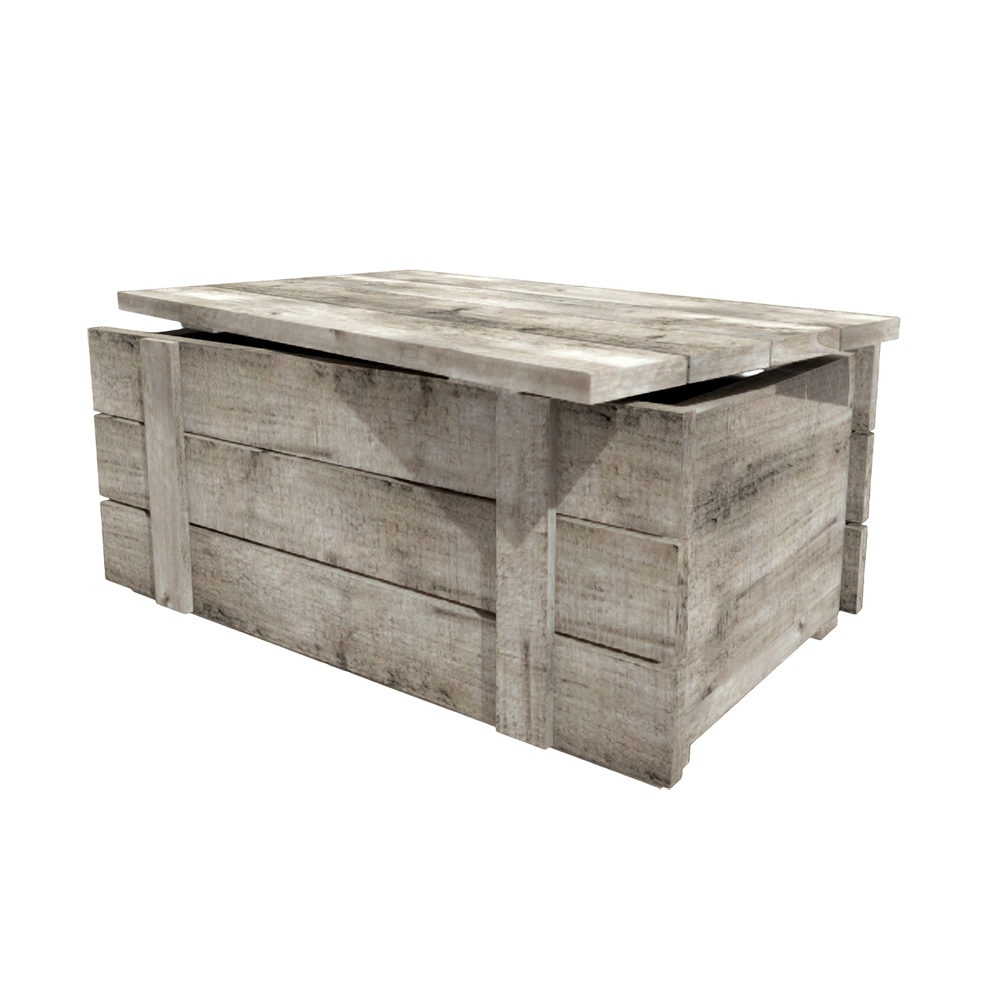Wooden storage box