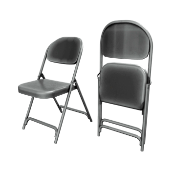 Metal folding chair