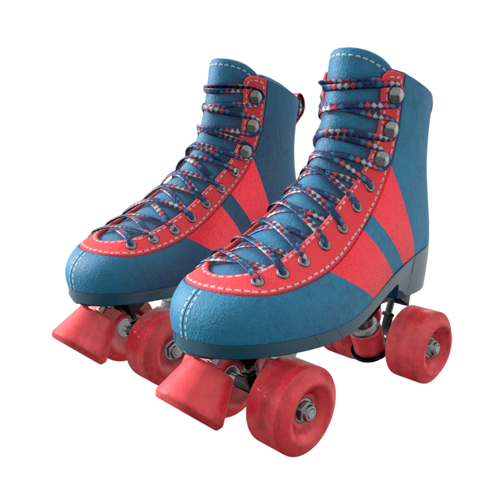 Four-wheel skates (roller skates)
