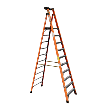 Orange Fiberglass Type A Ladder (Herringbone Ladder)