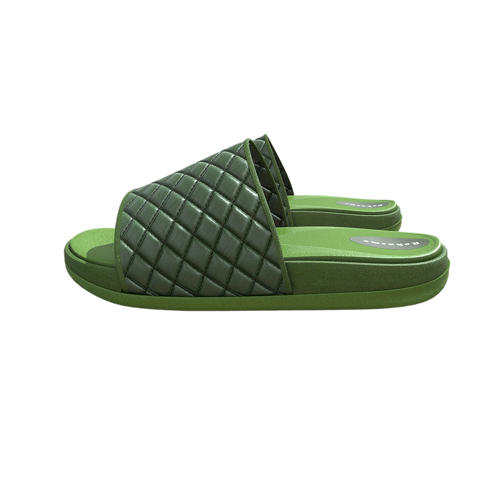 green slippers