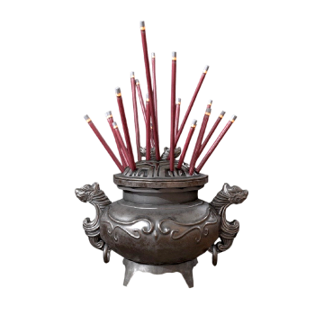 Chinese-style metal censer