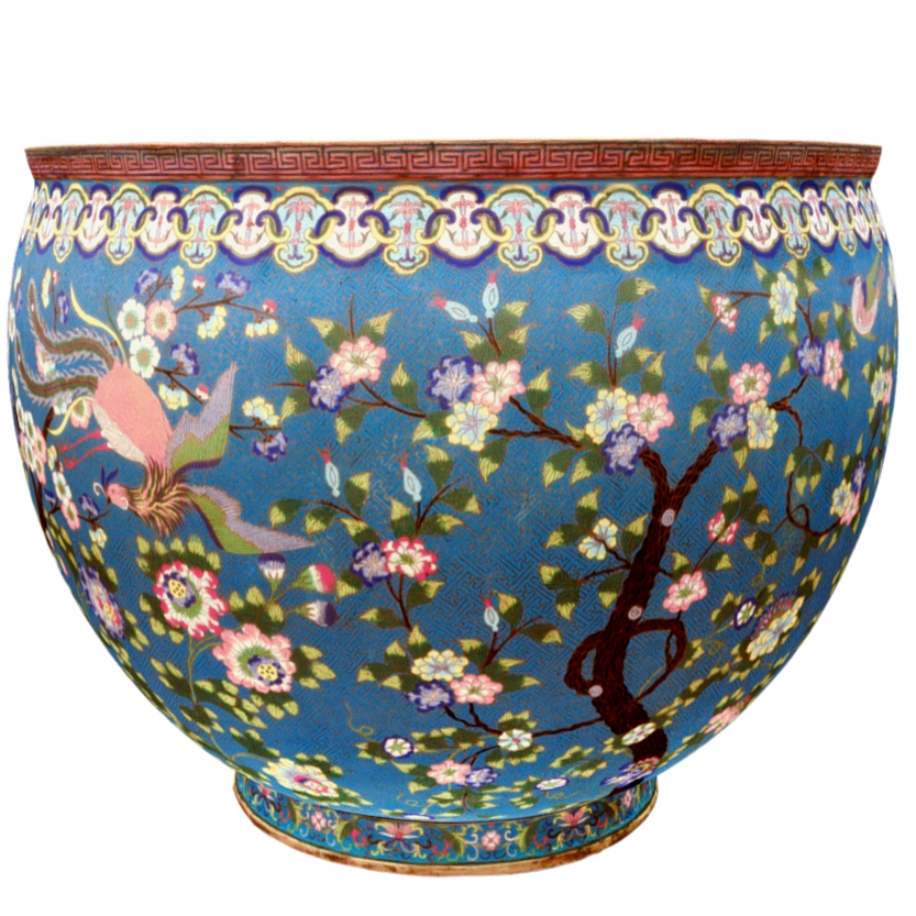 Enamel vase