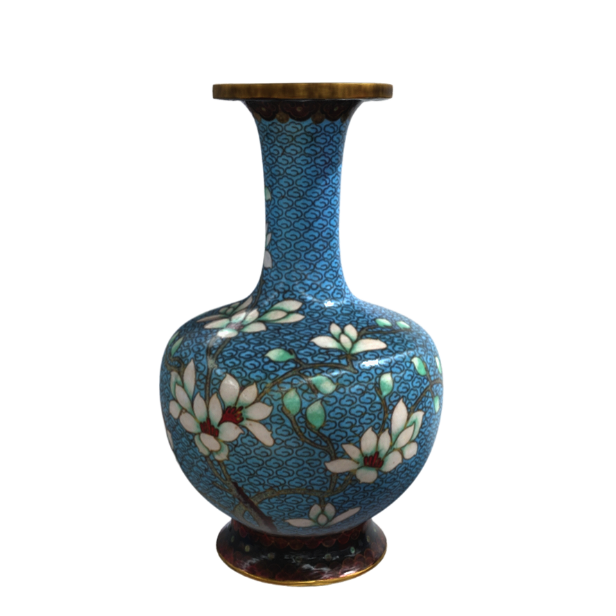 A beautiful blue vase