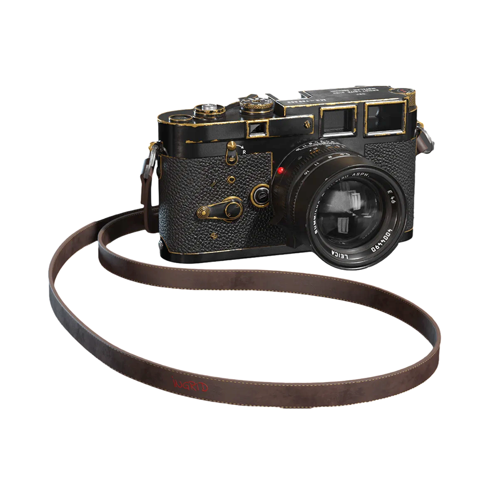 German Retro Camera 3D Model Leica Camera AR Model HD 4K