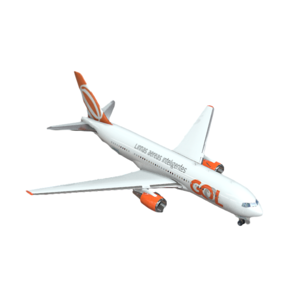 Large Aerospace Passenger Aircraft 3D Model