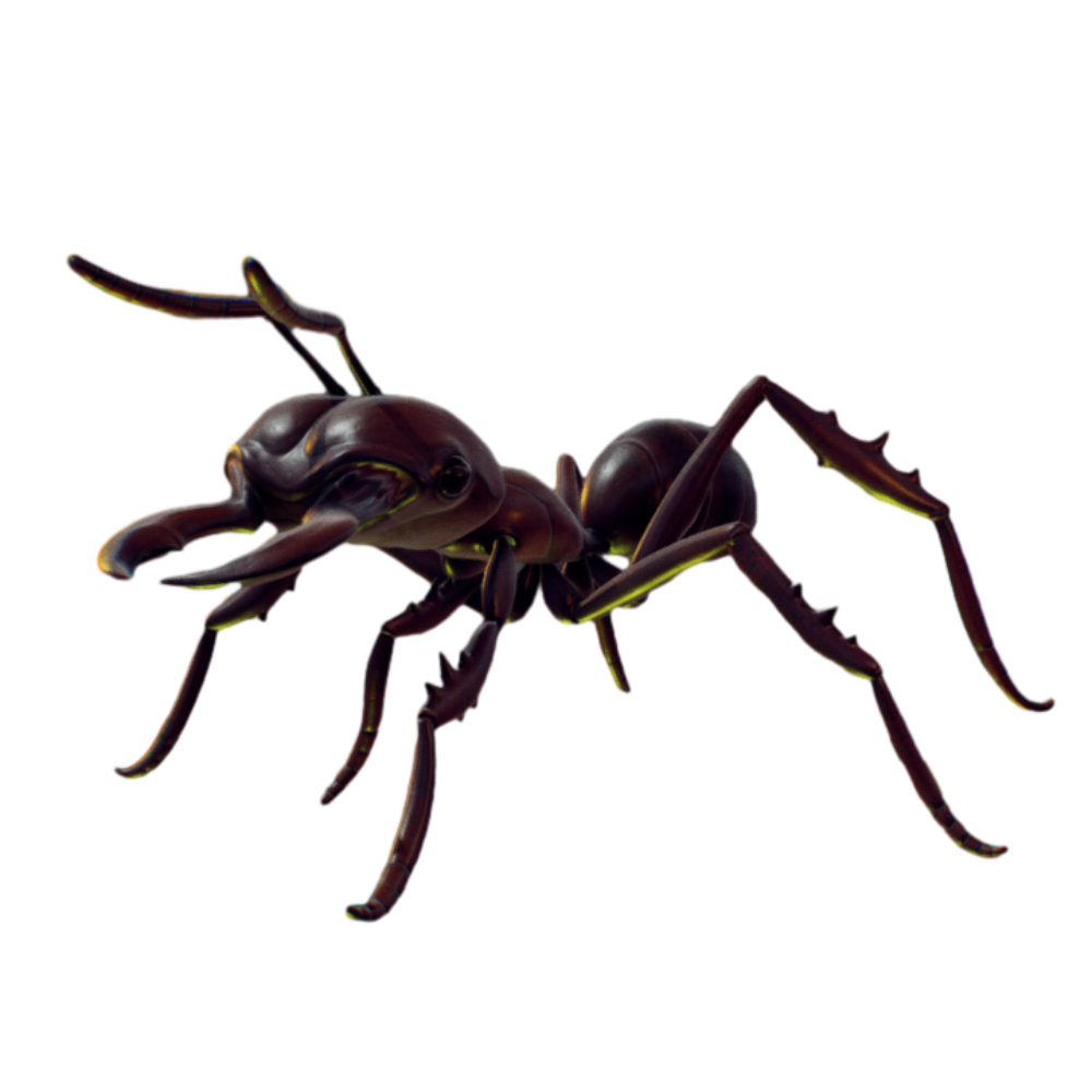 Oversized tweezers ant soldier ant 3D model