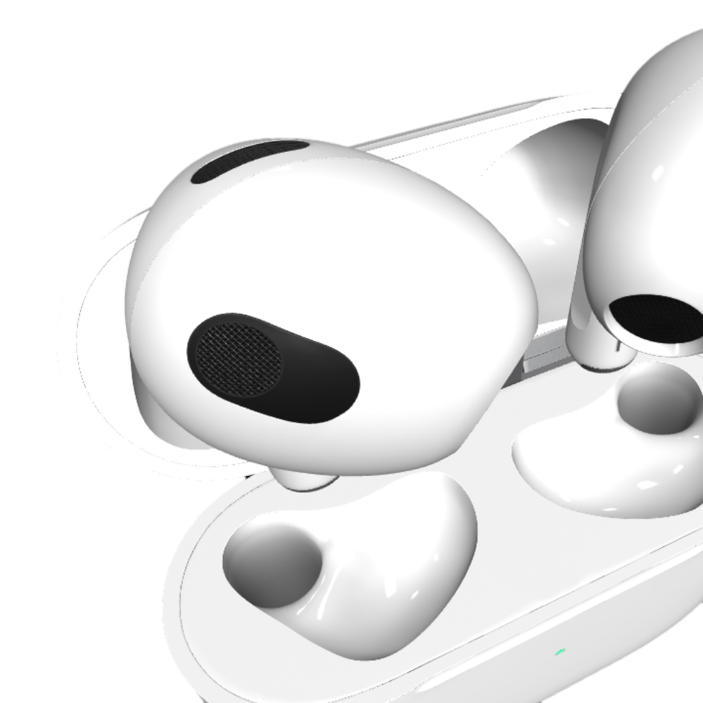 Apple AirPods pro wireless bluetooth headset 3D model