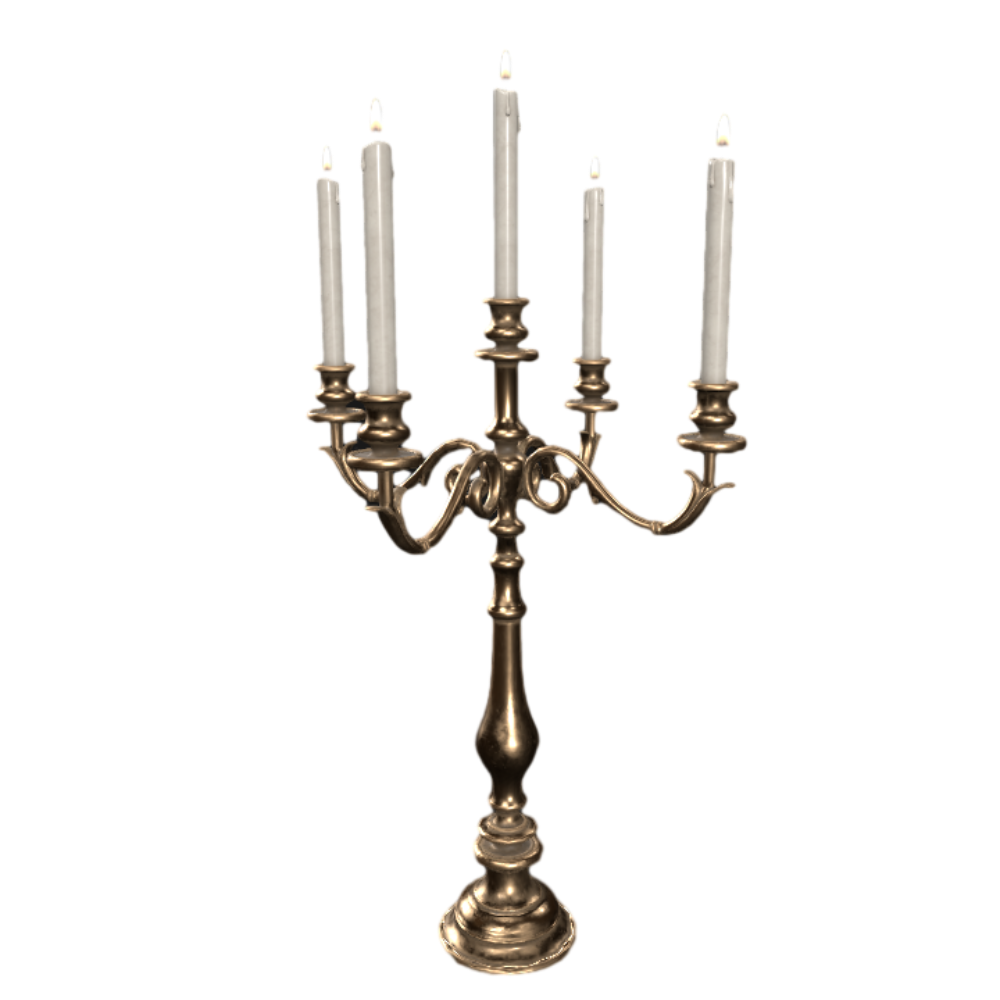 European Style Candle Holder 3D Model