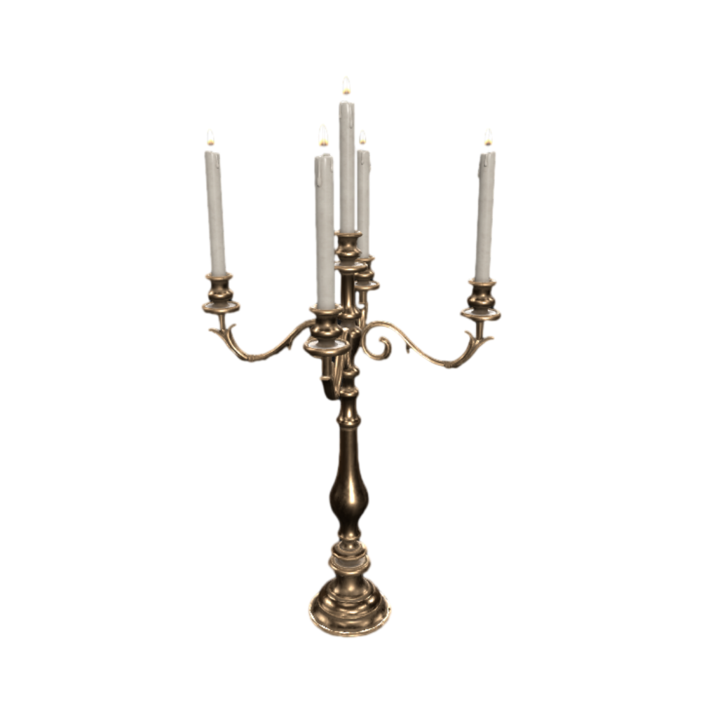 European Style Candle Holder 3D Model