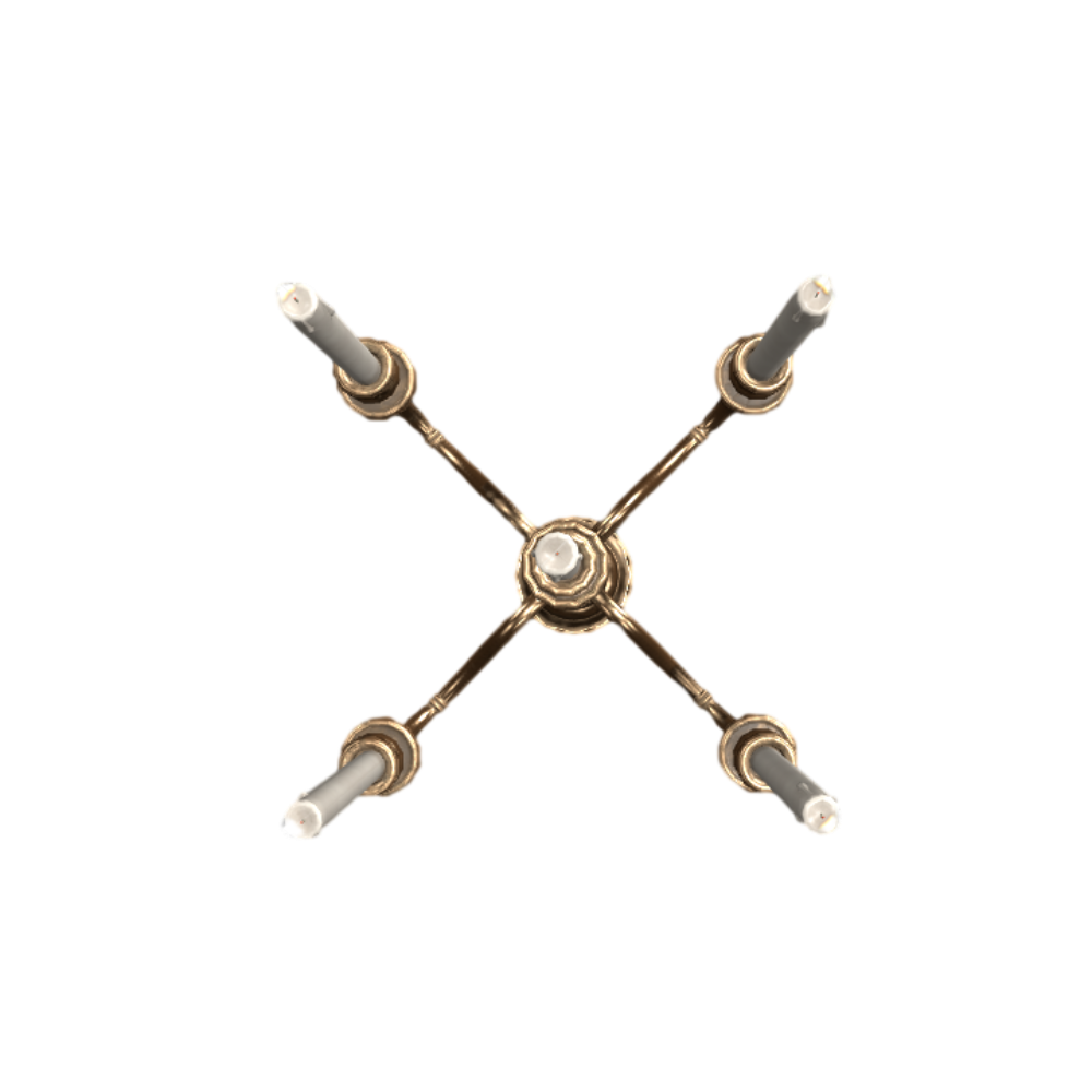 European Style Candle Holder 3D Model