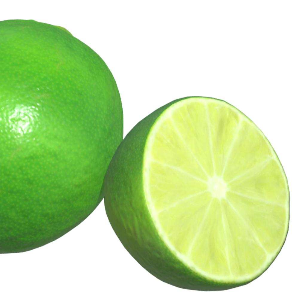 Fruit and Vegetable Green Lemon 3D Model
