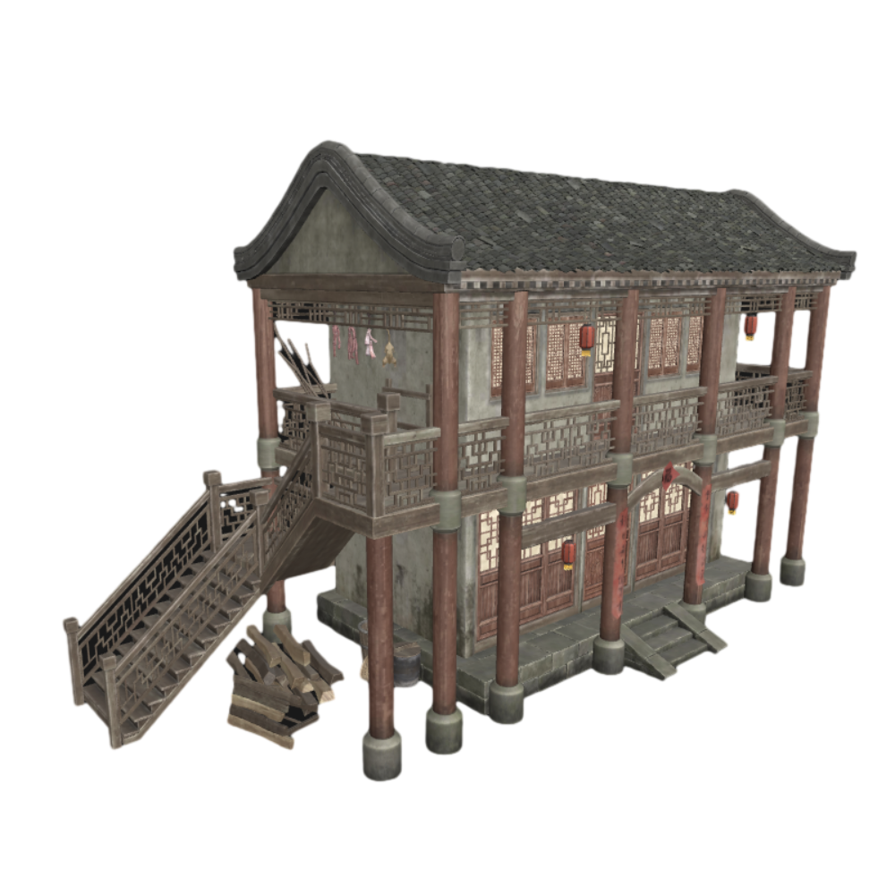 Chinese Ancient Architecture 3D Model