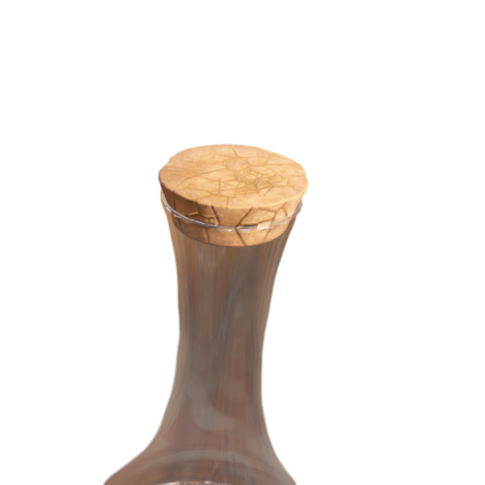 Conical Liquid Container Glass Bottle Vessel 3D Model