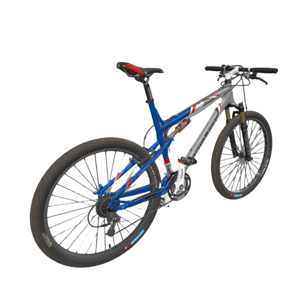 Two Wheel Sport Mountain Bike 3D Model