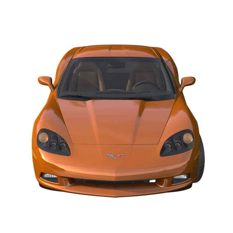 Orange Top Luxury Car sports car Model