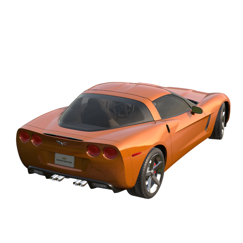 Orange Top Luxury Car sports car Model