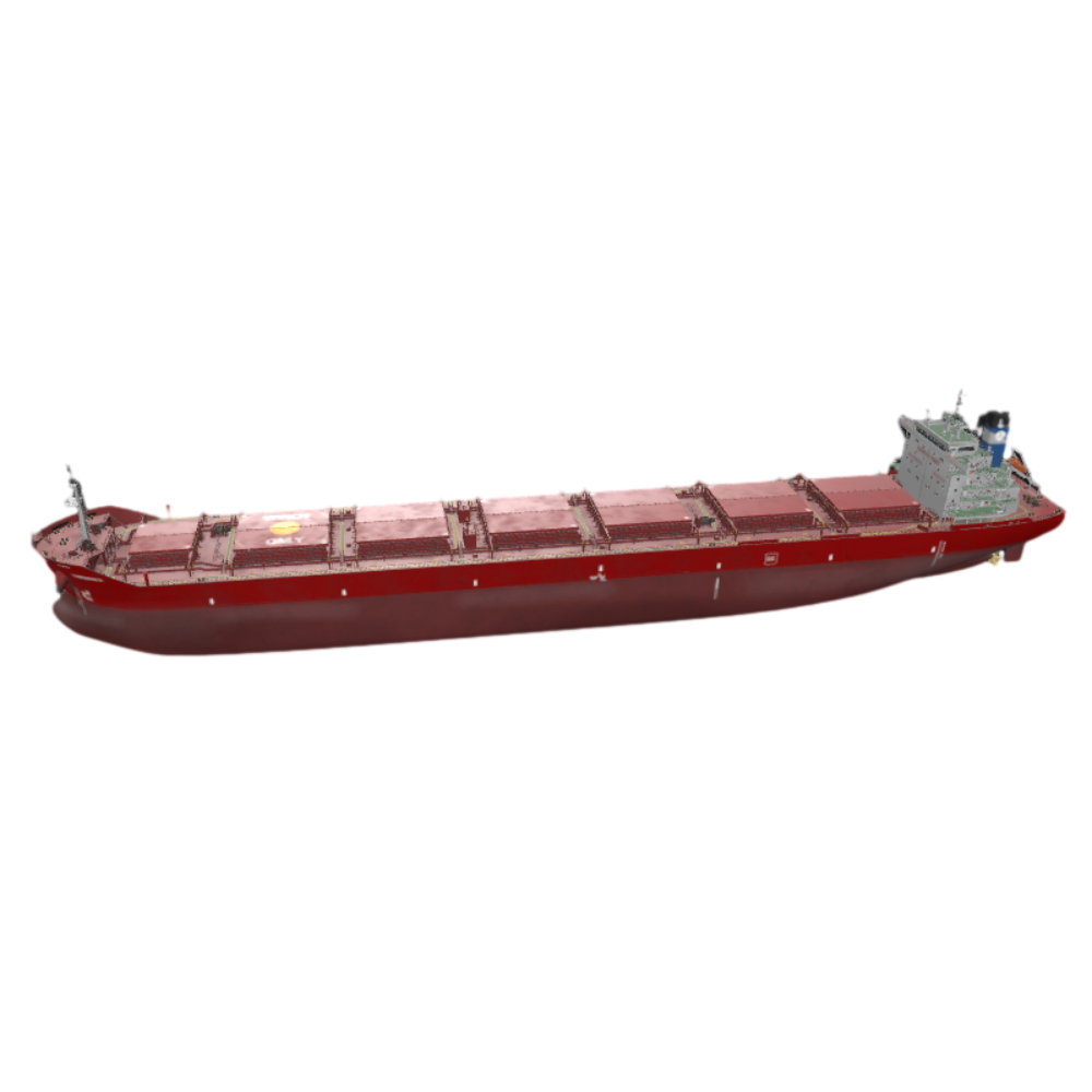 Ocean Cruise Freighter 3D Model
