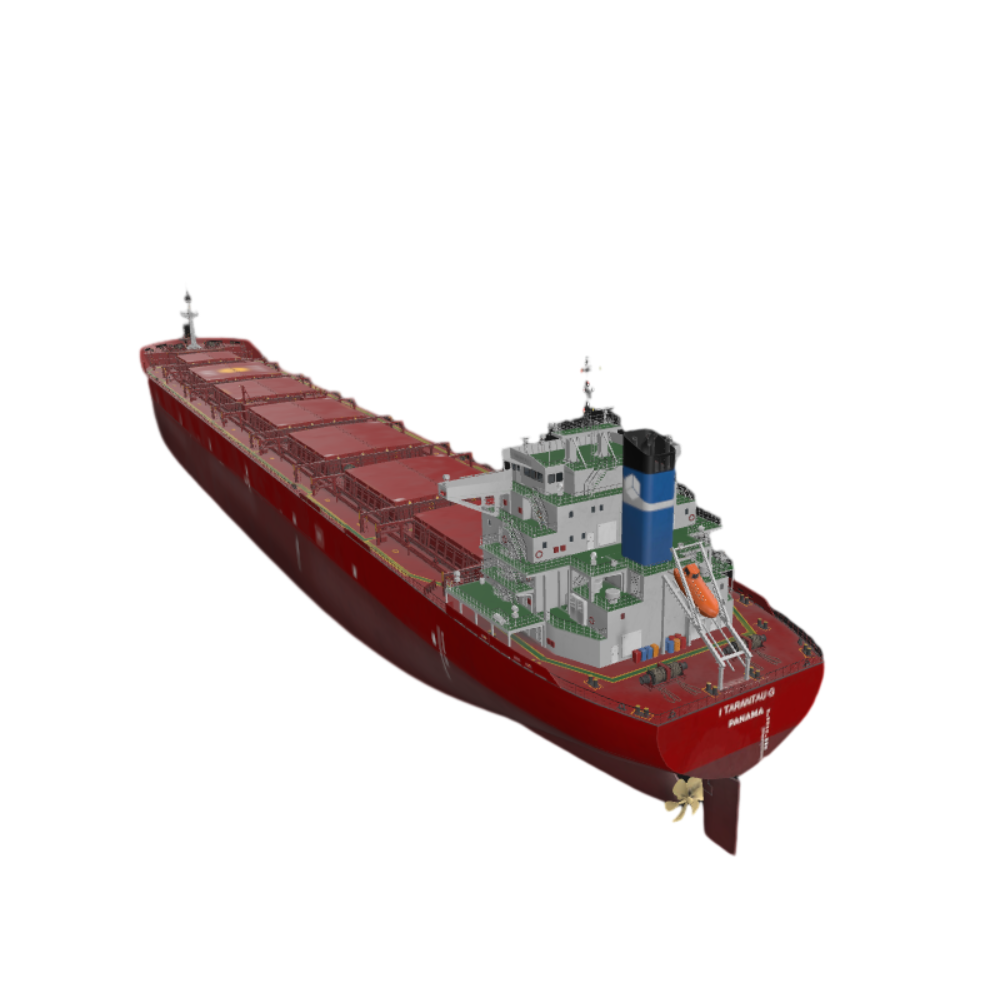 Ocean Cruise Freighter 3D Model