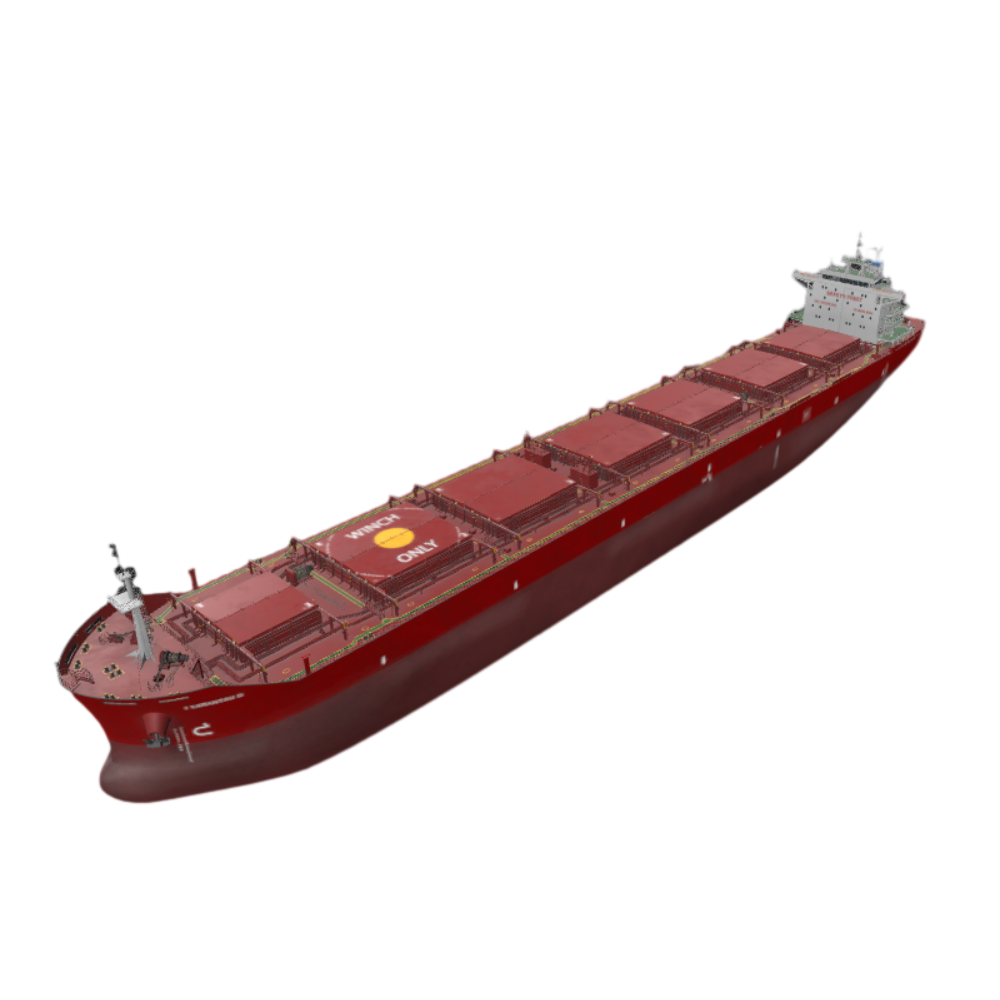 Ocean Cruise Freighter 3D Model